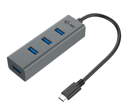 Hub USB I-TEC USB-C Thunderbolt 4x USB 3.0 Metal HUB 28cm